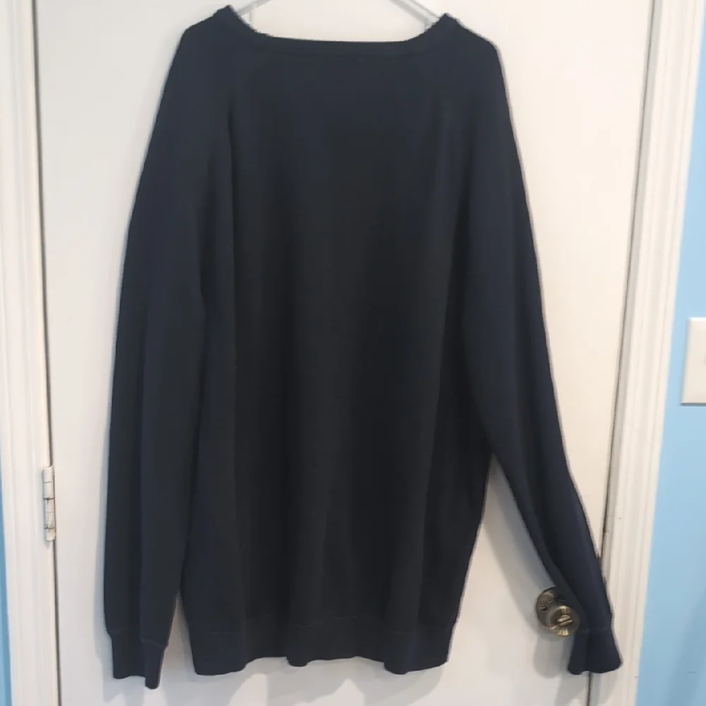 Polo Ralph Lauren Men's Navy Blue Crewneck Sweater Size 4XLT 100% Cotton EUC
